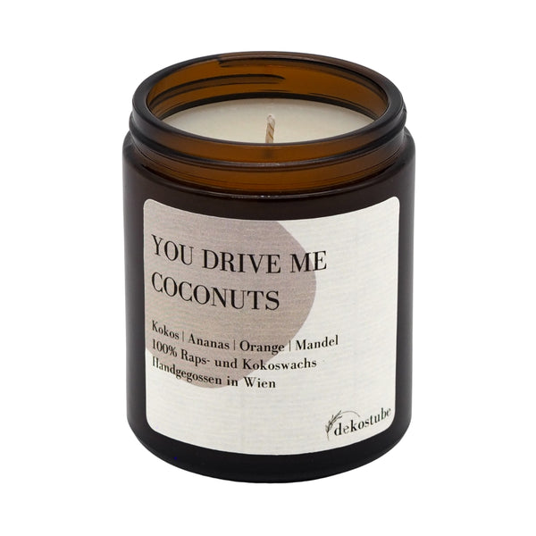 Duftkerze You Drive Me Coconuts